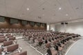 Hall for press conferences at the Luzhniki stadium. Moscow, Russia Royalty Free Stock Photo