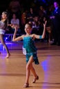 Girls dancers participate in artistic dance competitions