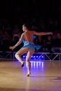 Girls dancers participate in artistic dance competitions