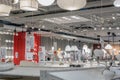 MOSCOW, RUSSIA - March 23, 2017: Home depot lighting department in IKEA