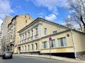 Moscow, Russia, March, 10, 2024. The main house of the city estate of I.G. Urin. The city of Moscow, Shchepkina Street