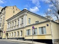 Moscow, Russia, March, 10, 2024. The main house of the city estate of I.G. Urin. The city of Moscow, Shchepkina Street,