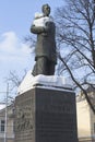 Monument to Nikolai Ernestovich Bauman in the Pushkin Square on