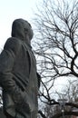 Monument to the Nobel laureate poet Joseph Brodsky on Novinsky Boulevard in Moscow