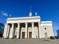 Moscow, Russia, March, 10, 2024. Moscow, people near the lobby of the Komsomolskaya metro station