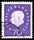 Prof. Dr. Theodor Heuss 1884-1963, 1st German President, serie, circa 1959