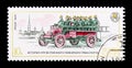 Freze fire engine, 1904, History of Fire Engines serie, circa 1984 Royalty Free Stock Photo