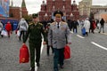 Colonel-General Alexander Skorodumov on Moscow`s Red Square during the celebration of the 76th anniversary of the Victory