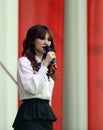 Famous Russian singer Sogdiana. Royalty Free Stock Photo