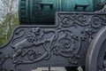 Details in gun carriage of the Tsar Cannon