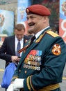 First Deputy Director of the Federal service of the national guard troops-Colonel-General Sergei Melikov on red square