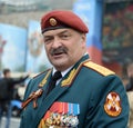 First Deputy Director of the Federal service of the national guard troops-Colonel-General Sergei Melikov on red square