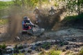 Motorcycles on ATVs Royalty Free Stock Photo