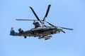 MOSCOW, RUSSIA - MAY 08: helicopter Ka-52