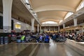 Moscow, Russia - May 21. 2018. Interior waiting room in Yaroslavl station