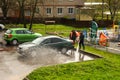 Watering and disinfection of streets