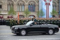 The Minister of defence of Russia Sergey Shoigu, the parade devoted to the Victory Day,