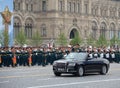 The Minister of defence of Russia Sergey Shoigu, the parade devoted to the Victory Day,