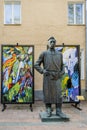 Monument to the artist-abstractionist Vasily Kandinsky. Author Tsereteli, bronze