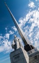 MOSCOW, RUSSIA - MAY 20, 2009: Monument to the Conquerors of Space Royalty Free Stock Photo