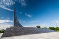 MOSCOW, RUSSIA - MAY 20, 2009: Monument to the Conquerors of Spase Royalty Free Stock Photo