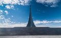 MOSCOW, RUSSIA - MAY 20, 2009:Monument to the Conquerors of Spase Royalty Free Stock Photo