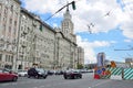 Moscow, Russia, May, 19, 2017. Moscow, reconstruction of the Garden Sadovoye Ring