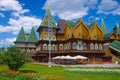 MOSCOW, RUSSIA - MAY, 2017: Palace of Tsar Alexei Mikhailovich in Kolomenskoye in spring day Royalty Free Stock Photo