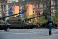 Russian 152-mm self-propelled howitzer brigadier `Coalition-SV`