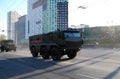 The Russian multiple-purpose armored car of the increased security of `Tayfun-K`, it is KAMAZ-63968.