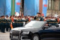 Russian Defense Minister Sergei Shoigu takes part in the Victory Day parade on Moscow`s Red Square