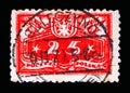 Face value below, Official stamps 1920 serie, circa 1920