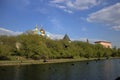 Towers and domes of the Novospassky monastery