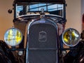 Vintage car of the company Delahaye at the exhibition at the Domodedovo airport