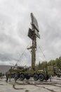 Moscow Russia 30.06.2019 Mobile modern military communications installation