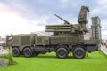 Moscow Russia 06.30.2019 Modern universal self-propelled anti-aircraft gun Royalty Free Stock Photo