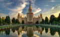 Moscow, Russia - Moscow State University MGU building