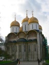 Inside Kremlin. View of Assumption Cathedral Uspensky sobor