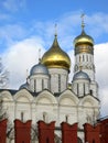 Inside Kremlin. View of Ivan the Great Bell Tower, MOSCOW, RUSSIA Royalty Free Stock Photo