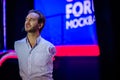 Nicholas James Vujicic speak at Global Synergy Forum 2017 Royalty Free Stock Photo