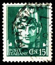 Postage stamp printed in Italy shows Italy turreted, Imperial Series, circa 1929