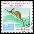 Indo-Pacific Sailfish (Istiophorus platypterus), Fish serie, circa 1982