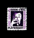 Eugene O`Neill 188-1953, Dramatist, Famous Americans serie, circa 1973