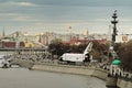 Copy of the Soviet space shuttle Buran in the park Gorkogo in Moscow.