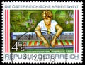 Female textile worker, Austrian World of Work serie, circa 1991