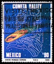 Halleys Comet pass by Earth, circa 1986