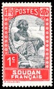 Postage stamp printed in Sudan shows Sudanese woman, Definitives 1931-40 serie, circa 1931