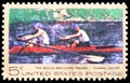 Postage stamp printed in United States shows