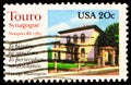 Postage stamp printed in United States shows Touro Synagogue, serie, 20 c - United States cent, circa 1982