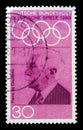 MOSCOW, RUSSIA - OCTOBER 21, 2017: A stamp printed in Germany Fe